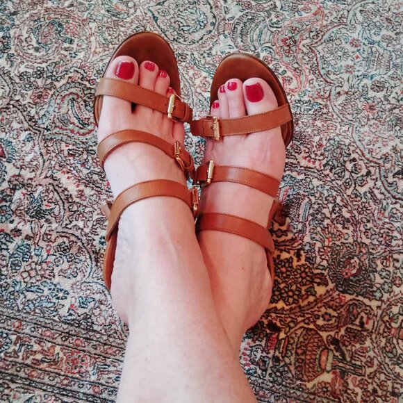 Michael Michael Kors Downtown Strappy Heels - Picture 2 of 11